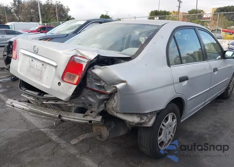 2001 Honda Civic Lx из США, поврежденный, VIN 2HGES16531H593358